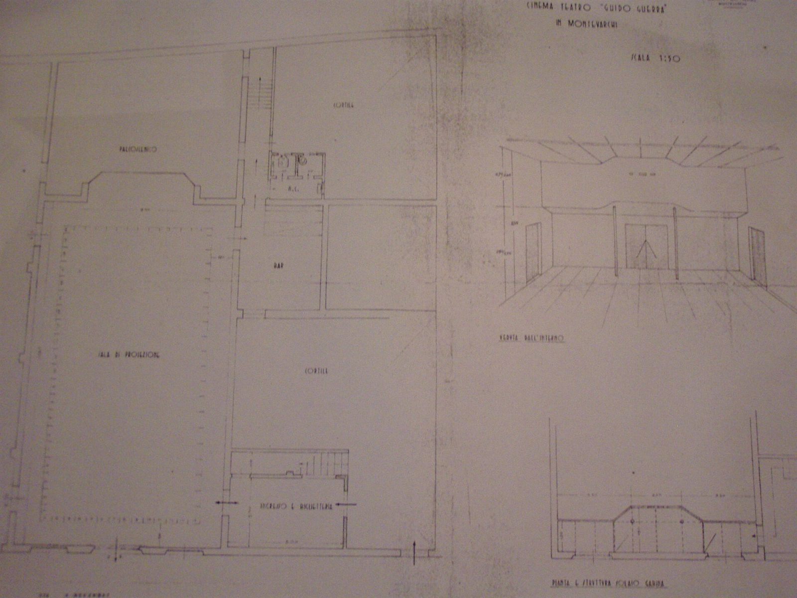 Architectural drawings for a building