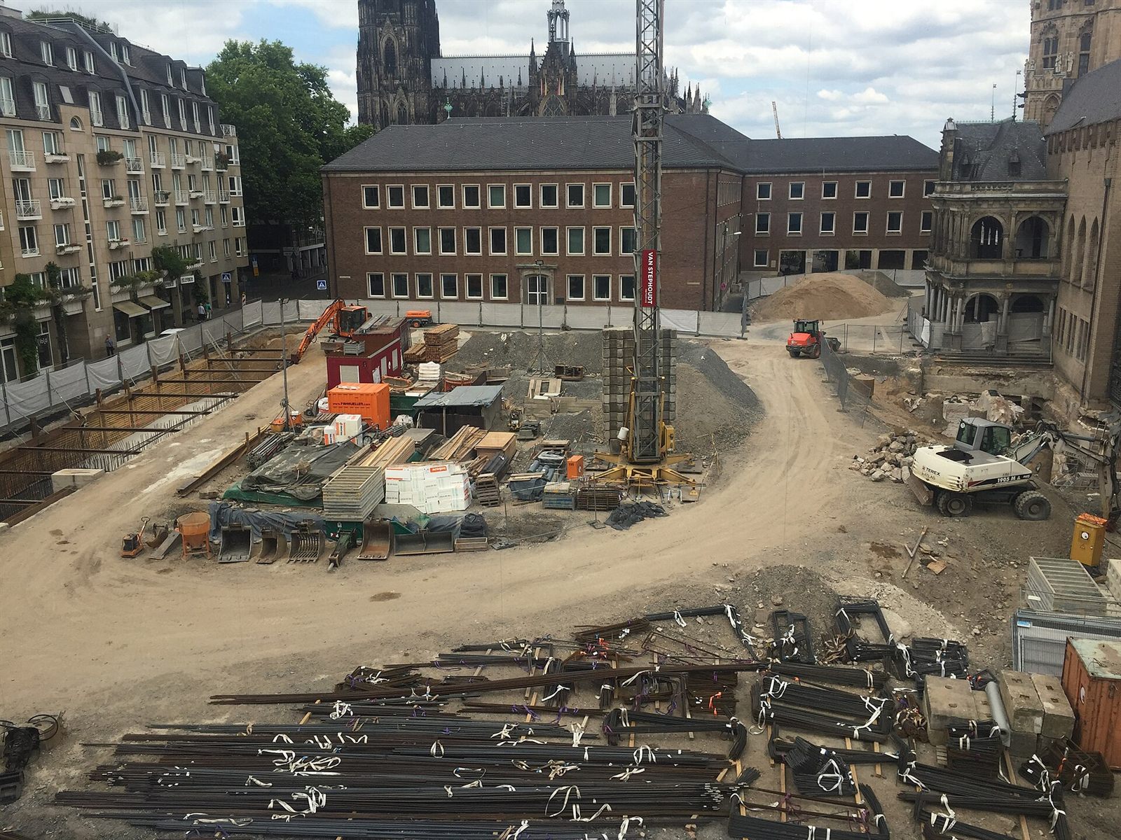 A building under construction