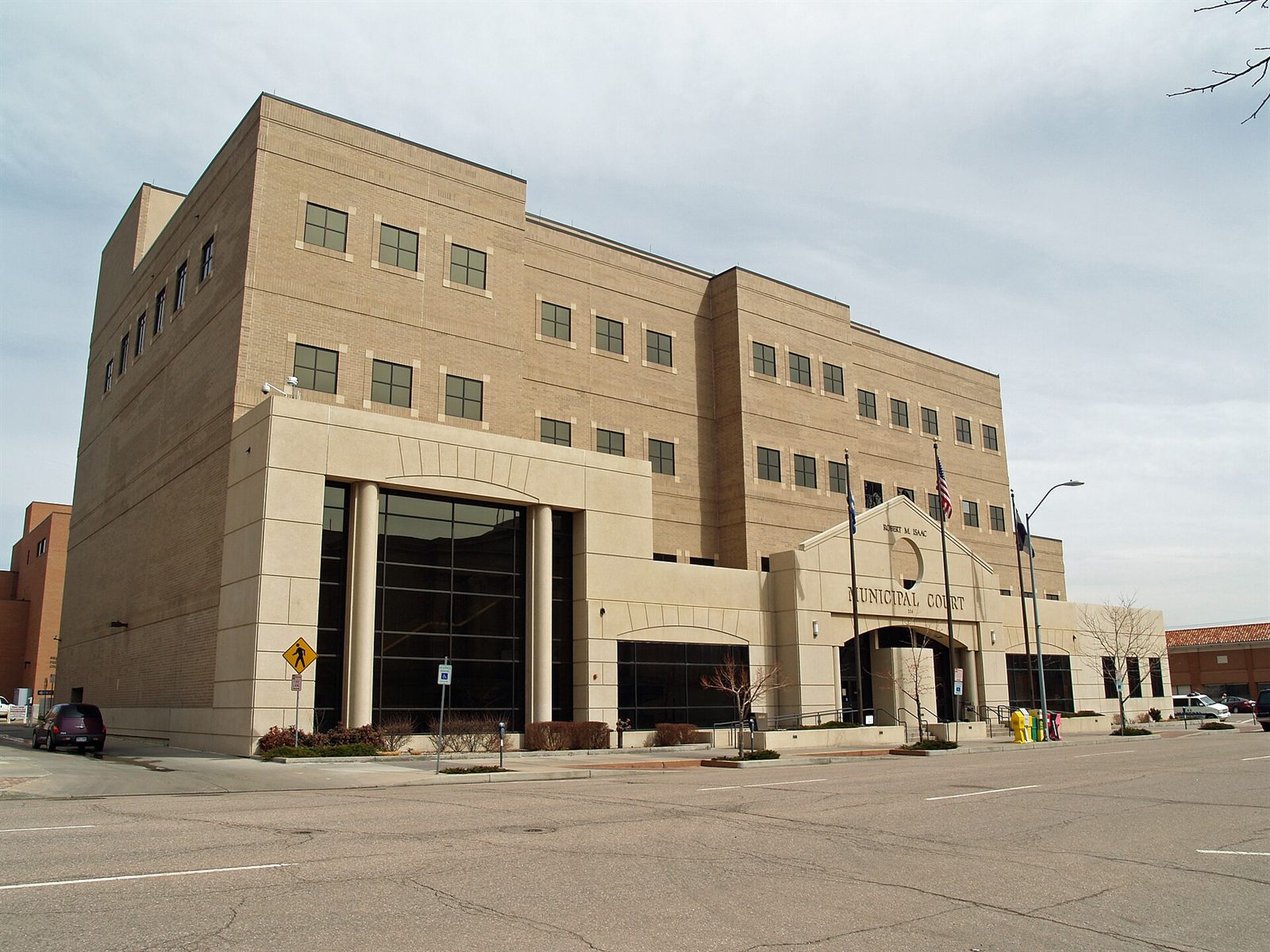 A Colorado county courthouse