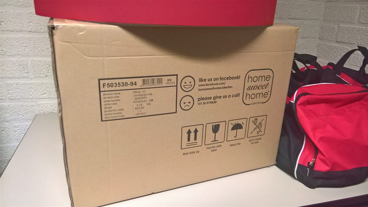 Boxes packed for a move